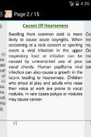 Hoarseness Home Remedies captura de pantalla 1