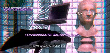 Vaporwave n Aesthetic live wallpaper FREE