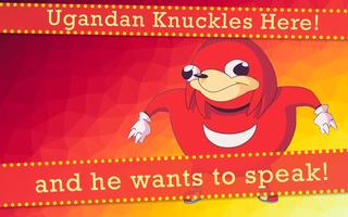 Talk To Ugandan Knuckles Affiche