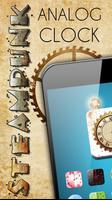 Steampunk Reloj Widget Poster