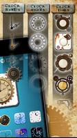 Steampunk Reloj Widget captura de pantalla 1