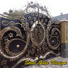 steel gate design icon