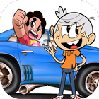 Steven Vs Lincoln Racing Loud Adventure icône