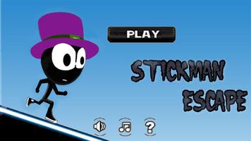 play - stickman escape الملصق