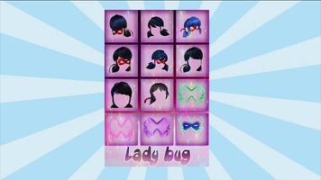 Ladybug Face Camera Style Up Editor Affiche