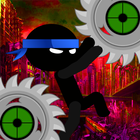 stickman run parkor icon