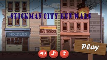 پوستر Stickman City Run Wars