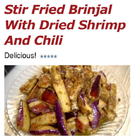 Stir Fried Brinjal أيقونة