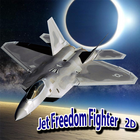 Jet freedom fighter icon