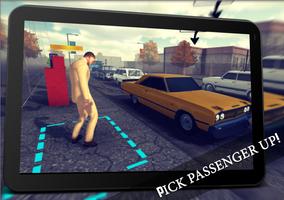 Real Taxi Sim captura de pantalla 2