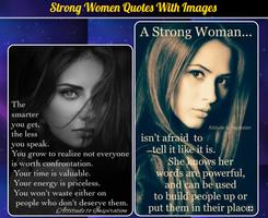 Strong Women Quotes With Images الملصق