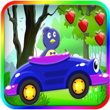 Pinguin Bird Jungle Car Racing أيقونة