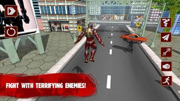 Strange Iron Hero Battle 3D imagem de tela 1