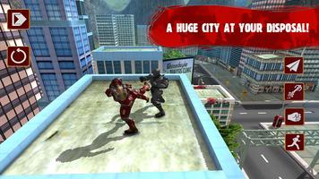 Strange Iron Hero Battle 3D capture d'écran 2