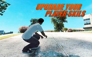 Skate Board : Street Stunts Endless Run Game 3D ảnh chụp màn hình 1