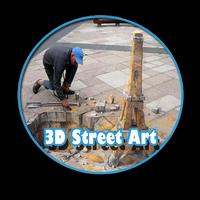 3D Street Art Affiche