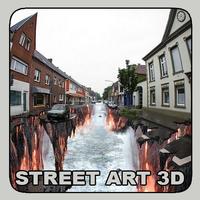 Street Art 3D Cartaz