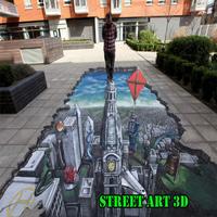 Street Art 3D Cartaz