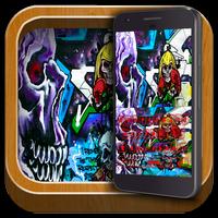 Street Graffiti Keyboard Emoji Theme syot layar 1