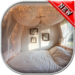 String Lights in Bedroom