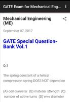 GATE Exam  Q & A For Mechanical Engineer পোস্টার