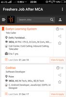 Freshers Job After MCA screenshot 2