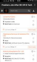 Freshers Job After BE & B.Tech screenshot 2