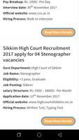 Government Job in Sikkim capture d'écran 1