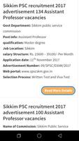 Government Job in Sikkim capture d'écran 2