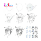 Passo a passo Desenho Anime ícone