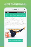 Gym Home Workout Offline Free Affiche