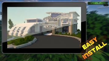 Mansion Modern Ultra Creation Map Pack for MCPE Affiche
