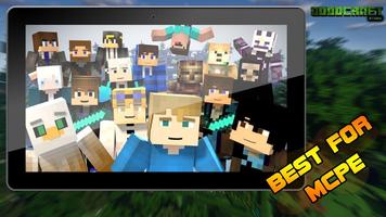 YouTubers Skin Ultra Pack for MCPE capture d'écran 2