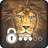 Lion Animal King Powerful Screen Lock