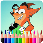 How To Color Crash Bandicoot icon