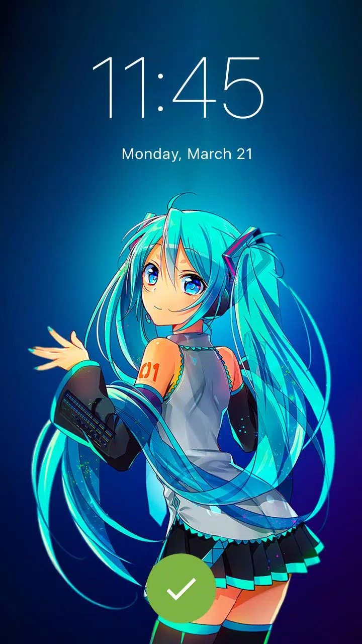 Miku 2D Anime Wallpaper Pattern AppLock APK for Android Download