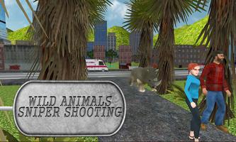 3 Schermata Lion Hunting Park 2018-Jurassic City Rampage game