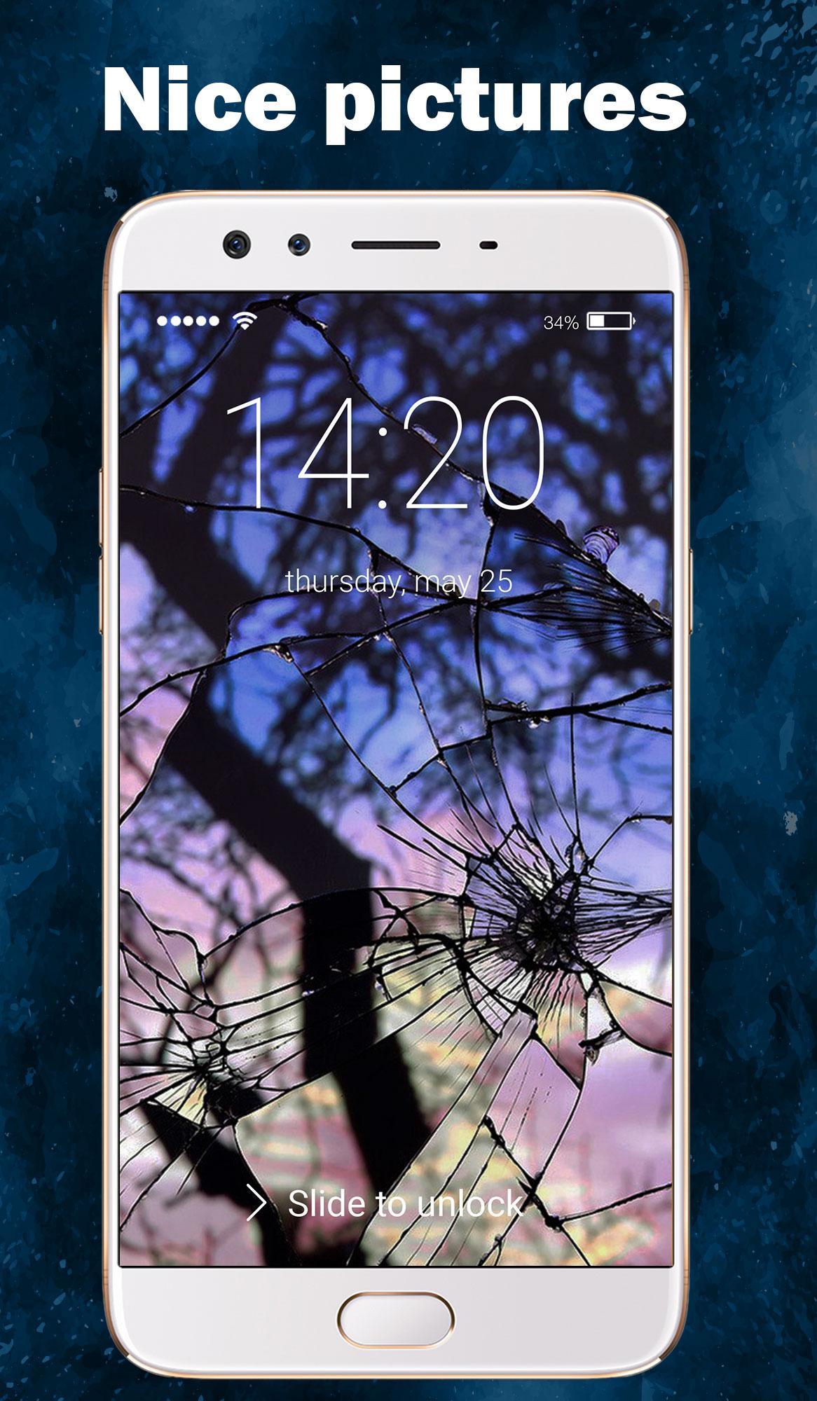 Broken Screen Mirror Wallpapers Lock Screen For Android Apk Download Images, Photos, Reviews