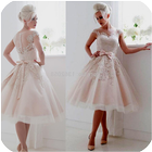 1950s Style Wedding Dresses-icoon