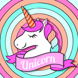 Unicorn rose girly wallpaper lockscreen icon