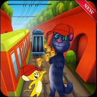 Subway Talking Cat Run Surf - Dash Affiche