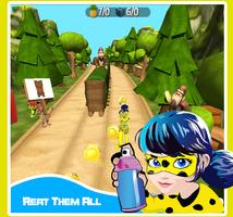 Subway Miraclus Ladybug Adventure Run تصوير الشاشة 2