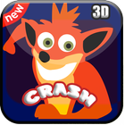 subway temple crash Running bandicoot 3D icon