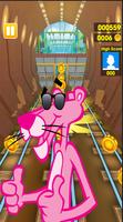 Subway panther Pink City Adventure screenshot 1