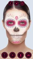Day of the Dead Makeup – Sugar Skull Face Masks capture d'écran 1