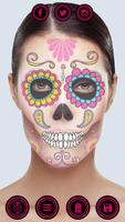 Day of the Dead Makeup – Sugar Skull Face Masks capture d'écran 3