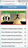 برنامه‌نما Sukses Pengembangan Kepribadian عکس از صفحه