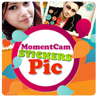 MomentCam  Stickers App icône