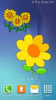 Sunflowers Live Widget captura de pantalla 3