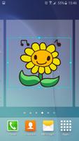 Sunflowers Live Widget captura de pantalla 1